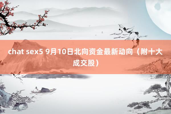 chat sex5 9月10日北向资金最新动向（附十大成交股）