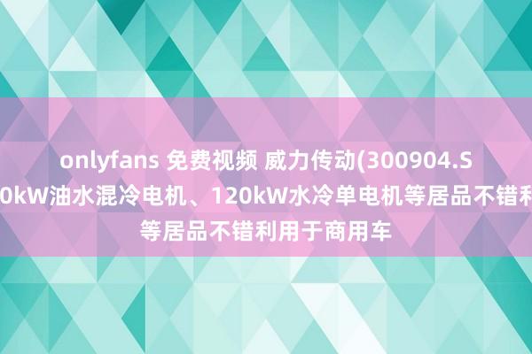 onlyfans 免费视频 威力传动(300904.SZ)：公司250kW油水混冷电机、120kW水冷单电机等居品不错利用于商用车