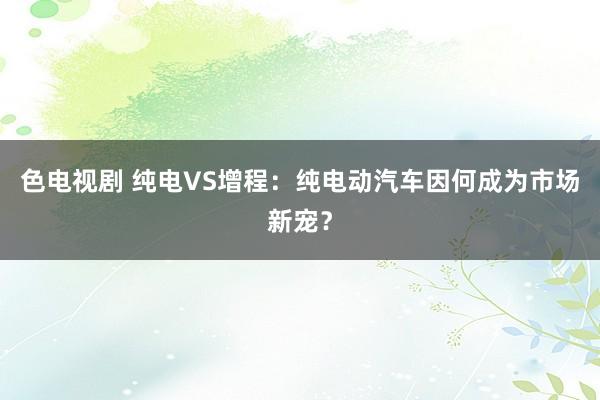 色电视剧 纯电VS增程：纯电动汽车因何成为市场新宠？