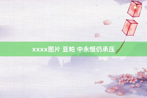 xxxx图片 豆粕 中永恒仍承压